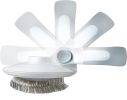 Pet Life 'Gyrater' Travel Self-Cleaning Swivel Grooming Slicker Pet Brush - Default