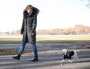 Metallic Fashion Pet Parka Coat - Large
