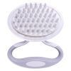 Pet Life 'Gyrater' Swivel Travel Silicone Massage Grooming Pet Brush - Default