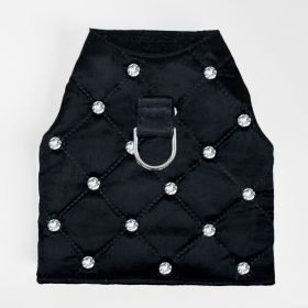 Glamour Baby Dog Harness (Color: Caviar, Size: XS)