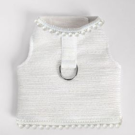 Isabella Dog Harness (Color: Ivory, Size: SM)