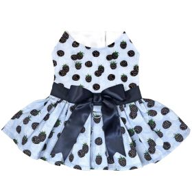 Blackberries Dog Dress with Matching Leash (Size: X-Small)