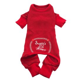 Christmas Dog Pajama (Color: Santa's Lil' Helper, Size: X-Small)