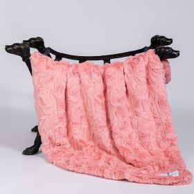 Cuddle Dog Blankets (Color: Peach, Size: SM)
