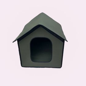 Portable Soft Dog House Cat House, Outdoor Waterproof Windproof Rainproof Dog Pet House, Foldable Semi Enclosed Pet Puppy House (Size: large)