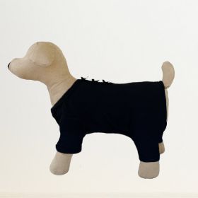 Sweet Dreams Dog Pajamas (Color: Black, Size: LG)