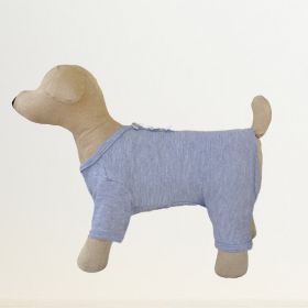 Sweet Dreams Dog Pajamas (Color: Grey, Size: LG)