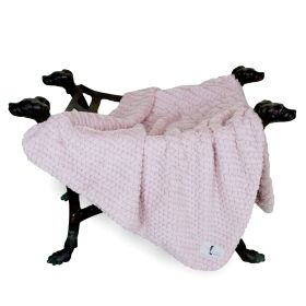 Paris Dog Blankets (Color: Rosewater, Size: Throw)
