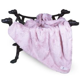 Luxe Dog Blanket (Color: Blush, Size: LG)