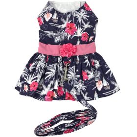 Moonlight Sails Dog Dress with Matching Leash (Size: X-Small)