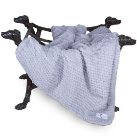 Paris Dog Blankets (Color: Sterling, Size: LG)