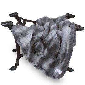 Deluxe Dog Blankets (Color: Chinchilla, Size: Throw)