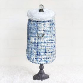 Annabella Dog Coat (Color: Sky, Size: LG)
