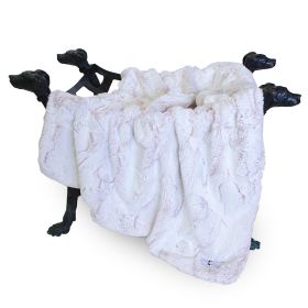 Whisper Dog Blanket (Color: Baby Pink, Size: Throw)